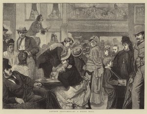 Bocetos de Londres, en un Music Hall