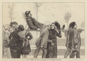 Enviado a casa para morir, un boceto en Boulogne-sur-Mer de James Dromgole Linton