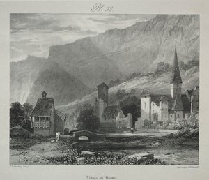 Una serie de temas de las obras del difunto R. P. Bonington: Un estudio de la naturaleza