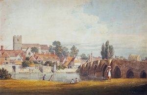 Aylesford, cerca de Maidstone, Kent, siglo XIX de James Duffield Harding
