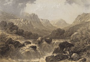 Caída del Tummel de James Duffield Harding