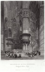 Interior de la Catedral de Milán de James Duffield Harding