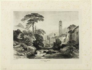 Le Casset; Vallee du Monetier de James Duffield Harding