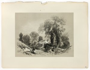 Cerca de Bettws y Coed, N. Gales, de Selecciones Pintorescas de James Duffield Harding