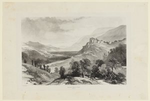 Pontcharra, castillo de Bayard de James Duffield Harding