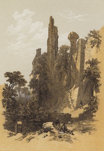 Castillo de Roslin de James Duffield Harding