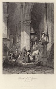 La Iglesia de Polignac en Auvernia de James Duffield Harding