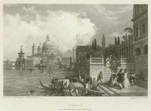 Venecia, desde la Entrada del Gran Canal de James Duffield Harding
