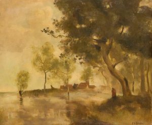 Paisaje, c.1915 (óleo sobre lienzo)