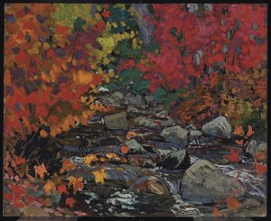 Hojas de otoño, Batchewana, Algoma, c.1919 de James Edward Hervey Macdonald