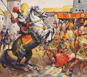 Incas (gouache sobre papel) de James Edwin McConnell