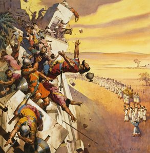 Josué ante las murallas de Jericó