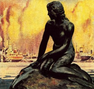 Estatua de la Sirenita en Copenhague de James Edwin McConnell