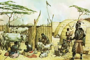 Pueblo zulú de James Edwin McConnell