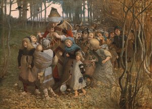 El flautista de Hamelín, 1881, c1930