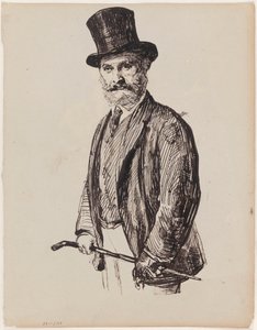 Según Fantin-Latour: el pintor Édouard Manet de James Ensor