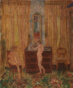Children at their Morning Toilet (Children Dressing) 1886 (óleo sobre lienzo) de James Ensor