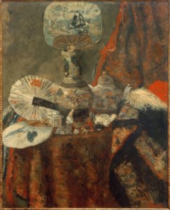 Chinoiseries, abanicos y telas