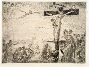 Cristo atormentado por los demonios de James Ensor