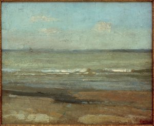 Paisaje marino gris de James Sidney Ensor
