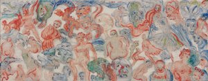 Monstres Entrelaces Decousus, Entrelardes (A) de James Ensor