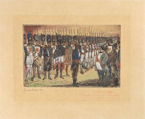 La despedida de Napoleón de James Ensor