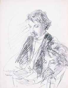 Retrato del artista, Henry de Groux de James Ensor