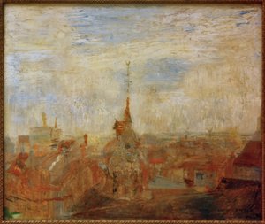 Los techos de Ostende de James Sidney Ensor