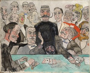 Los jugadores; Les Joueurs de James Ensor