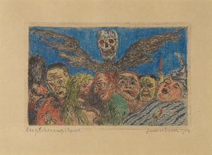 Los pecados mortales dominados por la muerte de James Ensor