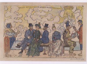 Desastre abajo, desastre arriba, desastre por todas partes de James Ensor