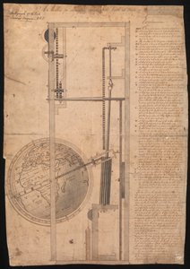 Una máquina para mostrar los movimientos de la tierra y las fases de la luna de James Ferguson