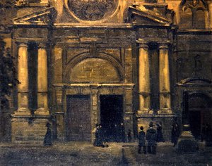 El portal, c.1910 de James Ferrier (attr. to) Pryde