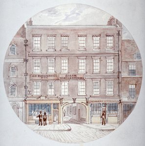 22 y 23 Farringdon Street, Ciudad de Londres, c. 1855 de James Findlay