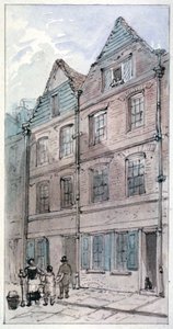 Casas en Blackhorse Alley, Fleet Street, Ciudad de Londres de James Findlay