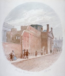Parte de una pared del antiguo Museo Británico, Bloomsbury, Londres de James Findlay