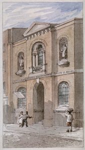 Escuelas de St Bride, Bride Lane, Ciudad de Londres, 1840 de James Findlay