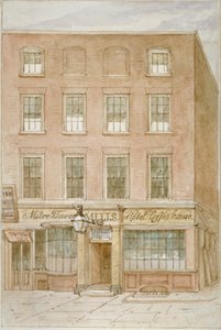 La Taberna Mitre, casa de café y hotel en Mitre Court, Fleet Street, Ciudad de Londres de James Findlay