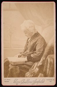 Retrato de Eliza Ballou Garfield 1801-1888, 1881 de James Fitzallen Ryder