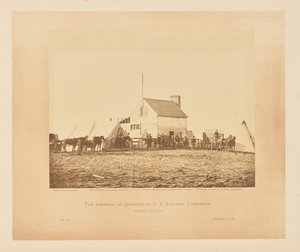 El Shebang, o Cuartel de la Comisión Sanitaria de EE.UU., Brandy Station de James Gardner