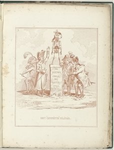 Comité de Asuntos Militares, 1795 El Comité Militar (título sobre objeto) Hollandia Regenerata (título de la serie) de James Gillray (possibly)