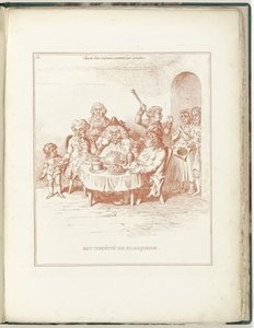 Comité para los Necesitados, 1795 El Comité de Noodlydende (título sobre objeto) Hollandia Regenerata (título de la serie) de James Gillray (possibly)