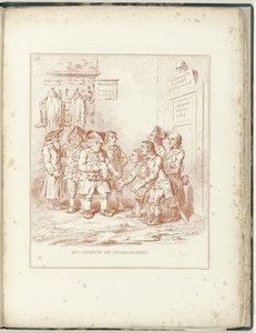 Comité de Emigrantes, 1795 El Comité de Emigrantes (título sobre objeto) Hollandia Regenerata (título de la serie) de James Gillray (possibly)
