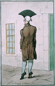 Un Burgués de Warwick Lane, publicado por Hannah Humphrey en 1795 de James Gillray