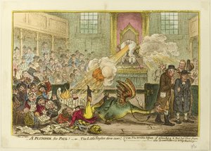 Un gordito para Paul de James Gillray