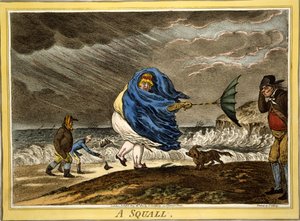 Una tormenta, publicado por H Humphrey, Londres, 1810