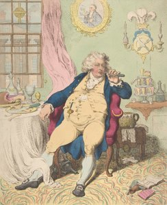 Un voluptuario bajo los horrores de la digestión, 2 de julio de 1792