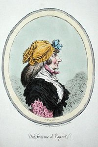 Una mujer con espíritu de James Gillray