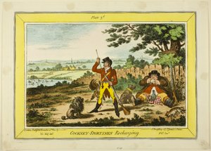 Recarga de deportistas de James Gillray