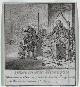 "Democracia, o un boceto de... de James Gillray